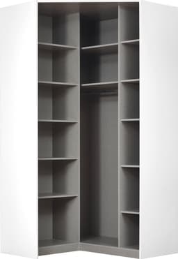 OTTO home AGORDO Eckkleiderschrank | Weiß