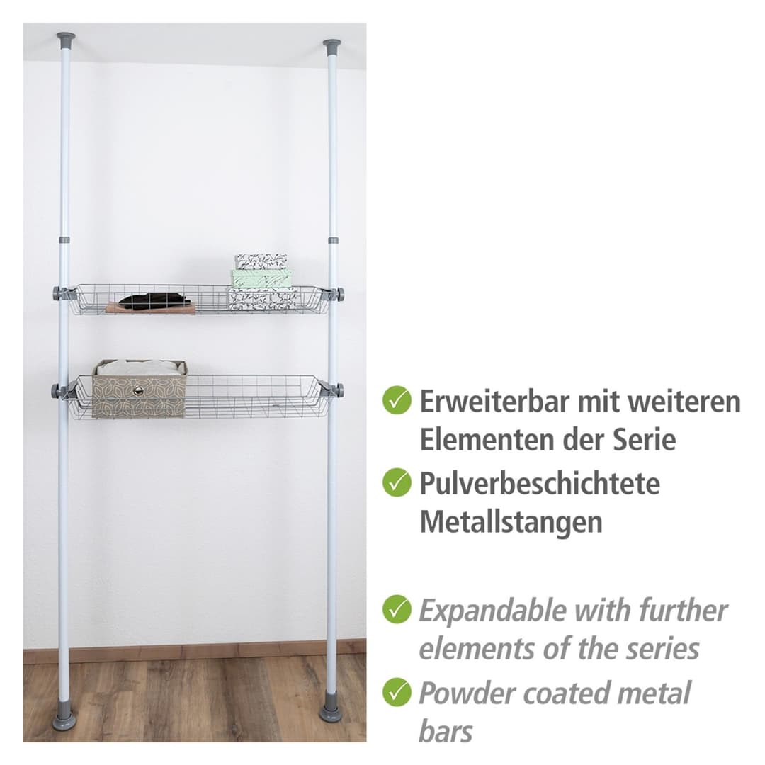 WENKO Organizer Modell Herkules (Set, 2 St) | Grau