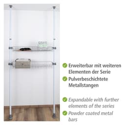 WENKO Organizer Modell Herkules (Set, 2 St) | Grau