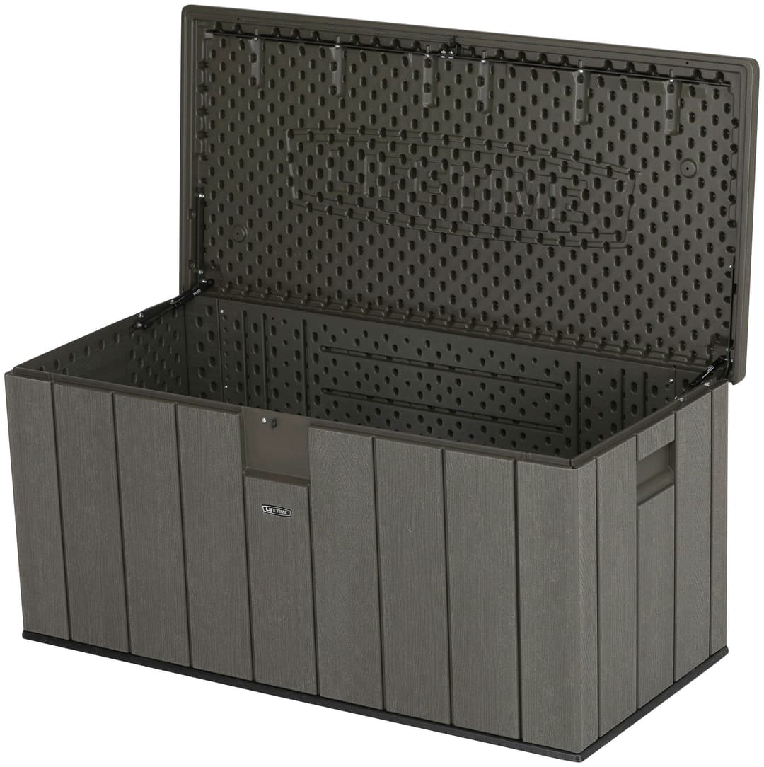 Lifetime Kissenbox Premium Wood | Grau