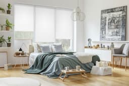 Seitenzugrollo EASYFIX Rollo Uni | Weiß