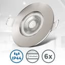 B.K.Licht LED Einbauleuchte BK_EL1278 | Silber