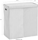 Zeller Present Wäschesortierer Stripes | Beige 3