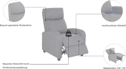Home affaire Relaxsessel JULINOR | Beige