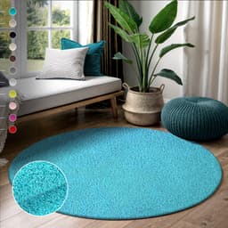 Sanat Hochflor-Teppich LOCA | Blau