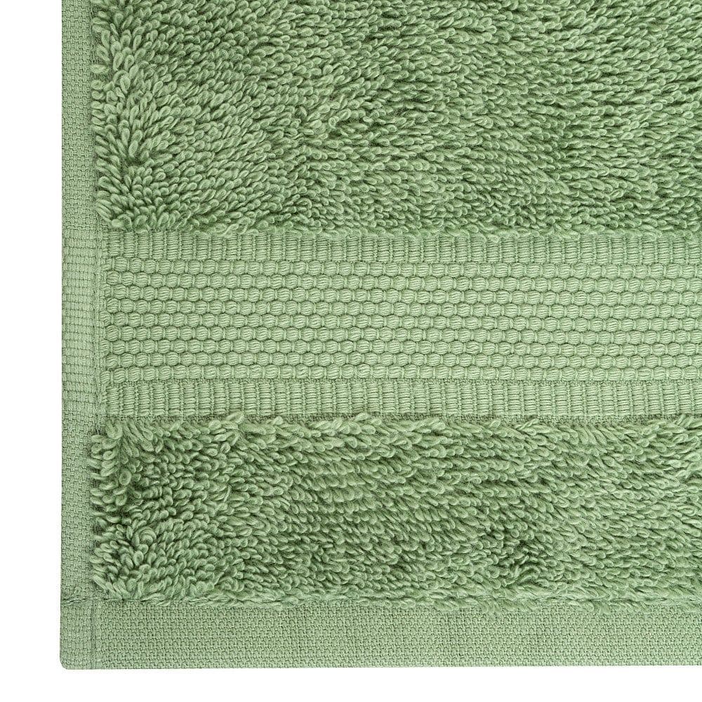 Wolkenfeld Handtuch Set Premium Low-Twist Baumwolle | Grün