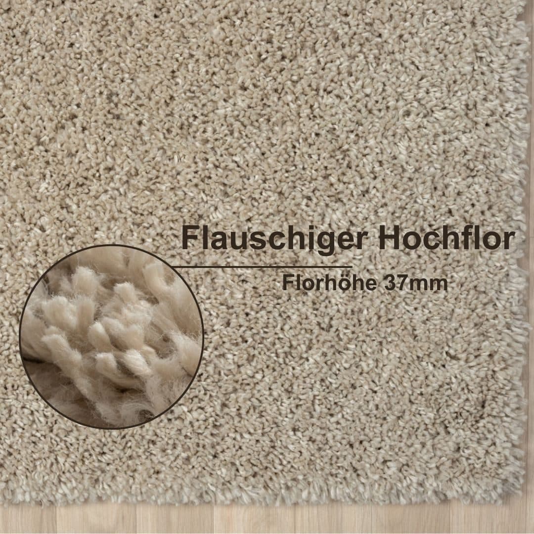Myflair Möbel & Accessoires My Shaggy Läufer | Beige