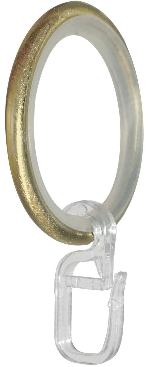 GARESA Gardinenring Ring mit Haken | Gold