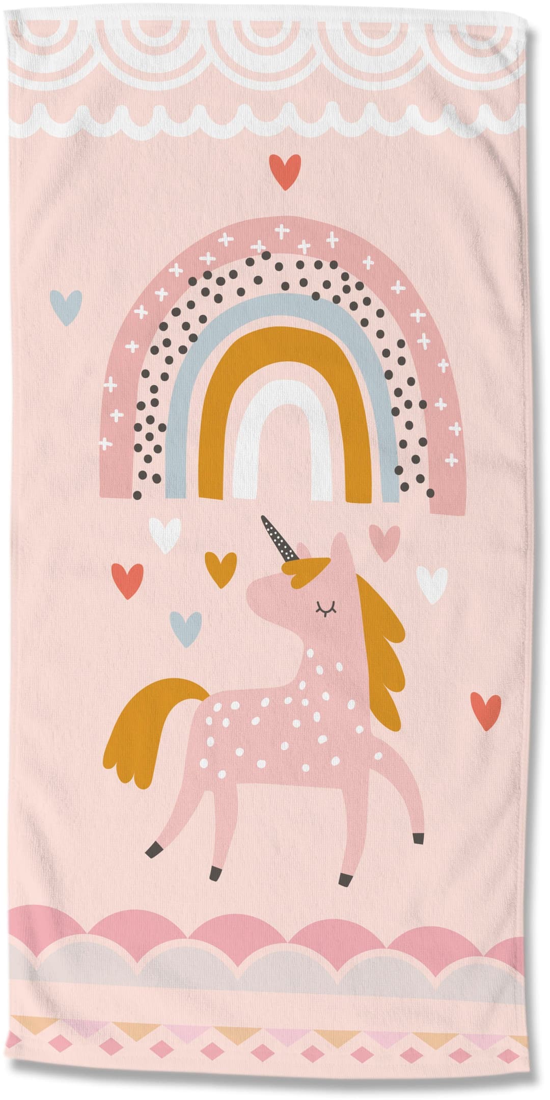 good morning Strandtuch Unilove | Rosa