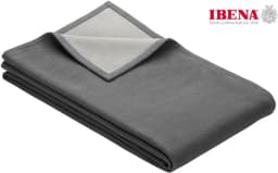 IBENA Wohndecke Cotton Pur | Grau