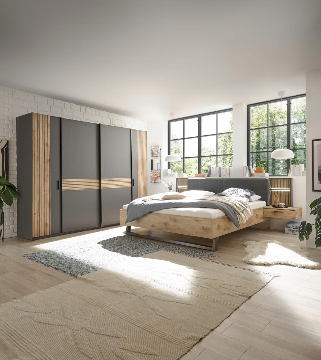 Schlafkontor Bettanlage Daria | Braun