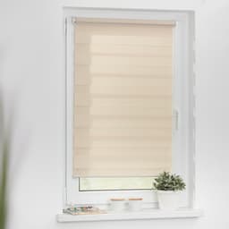 LICHTBLICK ORIGINAL Doppelrollo Duo Rollo Klemmfix | Beige