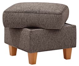 Home affaire Polsterhocker Palmera | Braun
