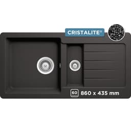 Schock Granitspüle Typos DS | Schwarz