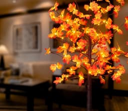 BONETTI LED Baum Weihnachtsdeko | Holztöne
