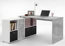 FMD Eckschreibtisch Lexo | Grau 4