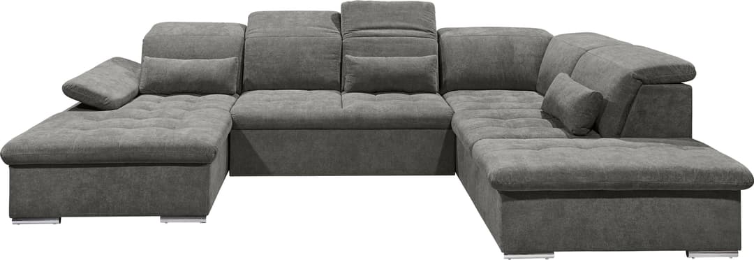 ED EXCITING DESIGN Wohnlandschaft Wayne | Grau
