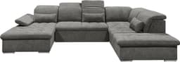 ED EXCITING DESIGN Wohnlandschaft Wayne | Grau