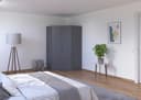 rauch Kleiderschrank Eckschrank LAGOA | Grau 2