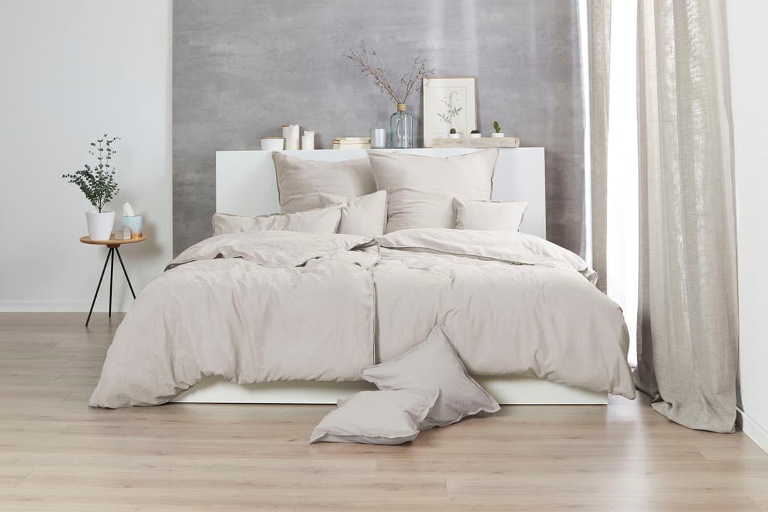 Primera Bettwäsche Stone-Washed | Beige