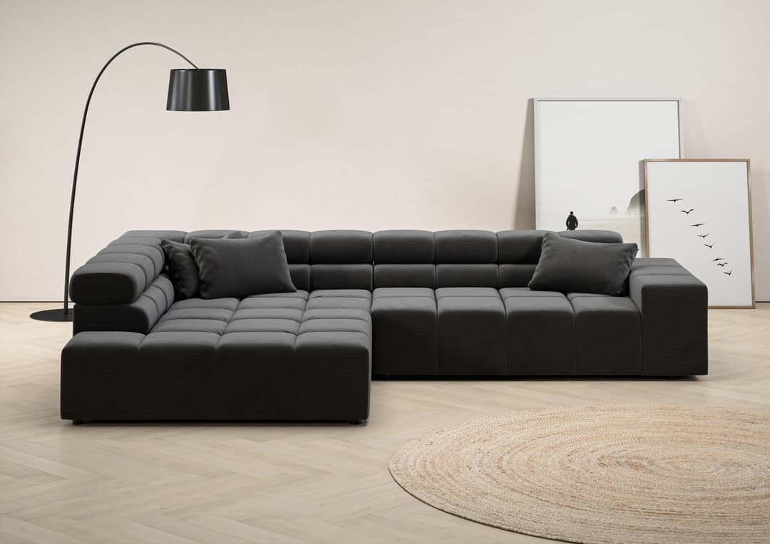 Home affaire Ecksofa Ancona | Grau