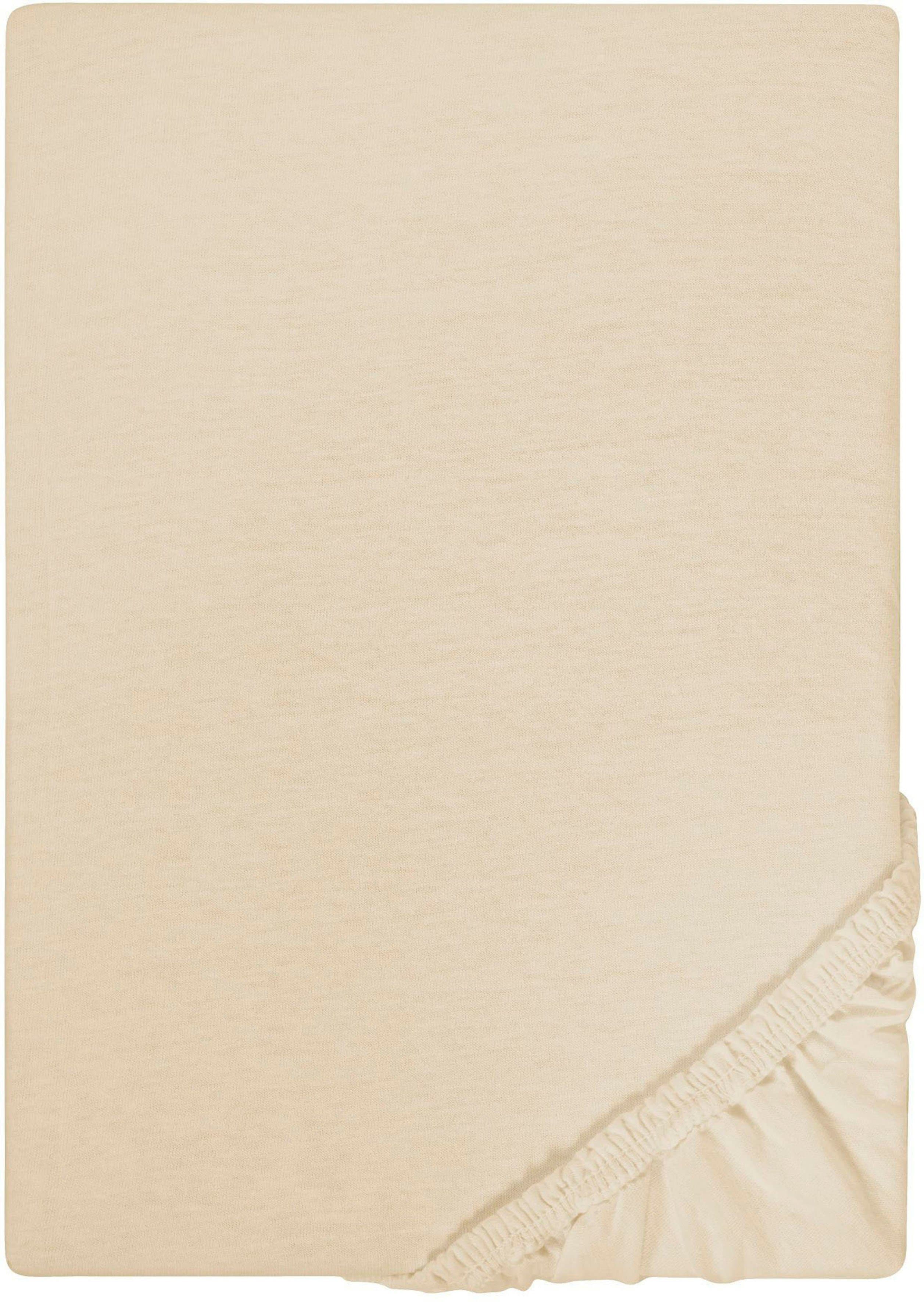 Biberna Spannbettlaken Leila | Beige