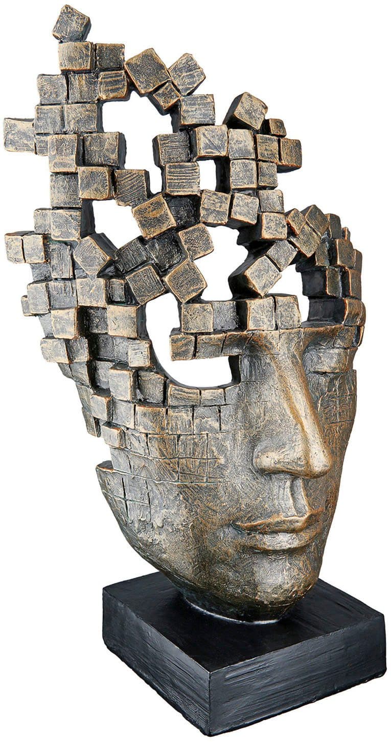 Casablanca by Gilde Dekofigur Skulptur "Male Mask" | Bronze