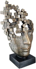 Casablanca by Gilde Dekofigur Skulptur "Male Mask" | Bronze 2