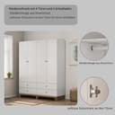 OTTO home Kleiderschrank Oslo | Weiß 4