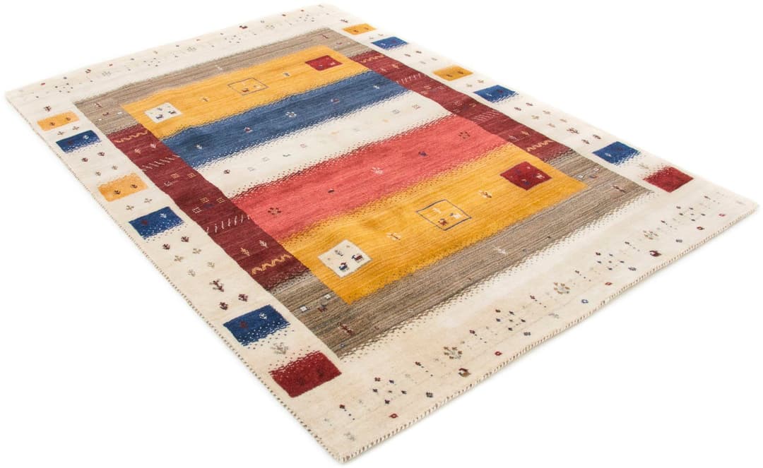 carpetfine Wollteppich Gabbeh Soni | Mehrfarbig