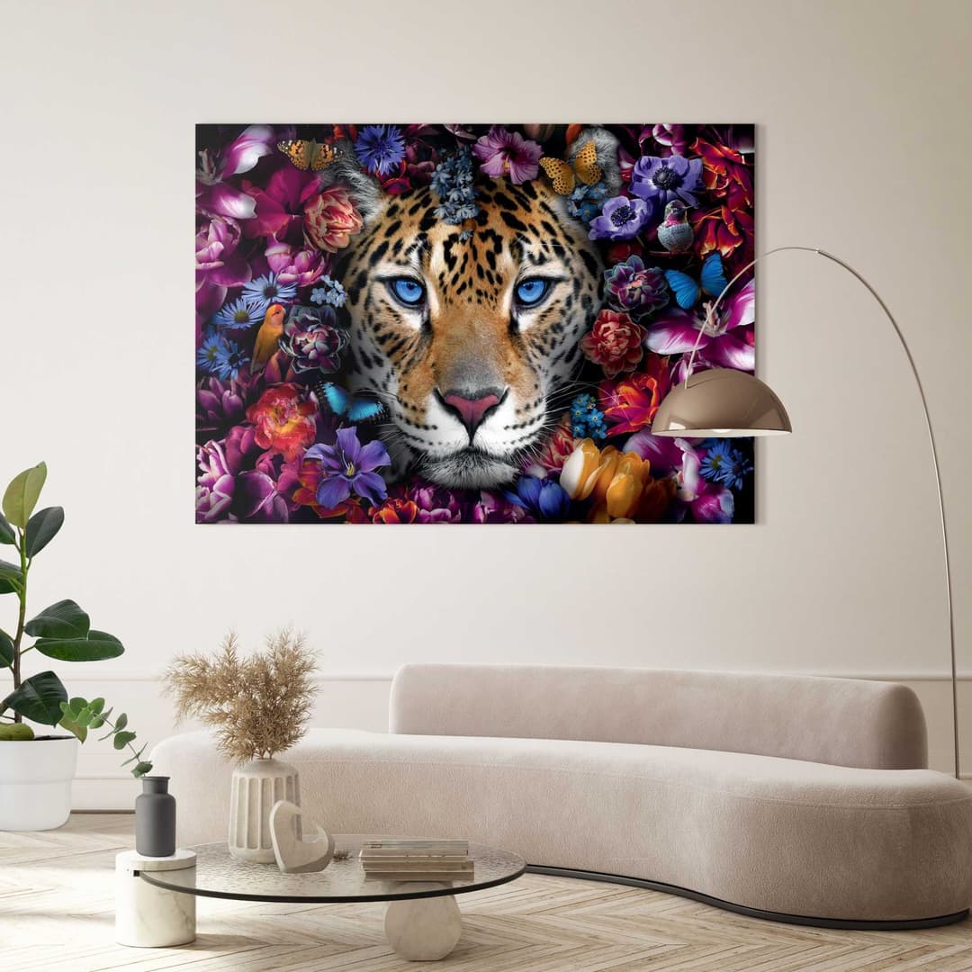 Reinders! Deco-Panel Flower Cat | Mehrfarbig