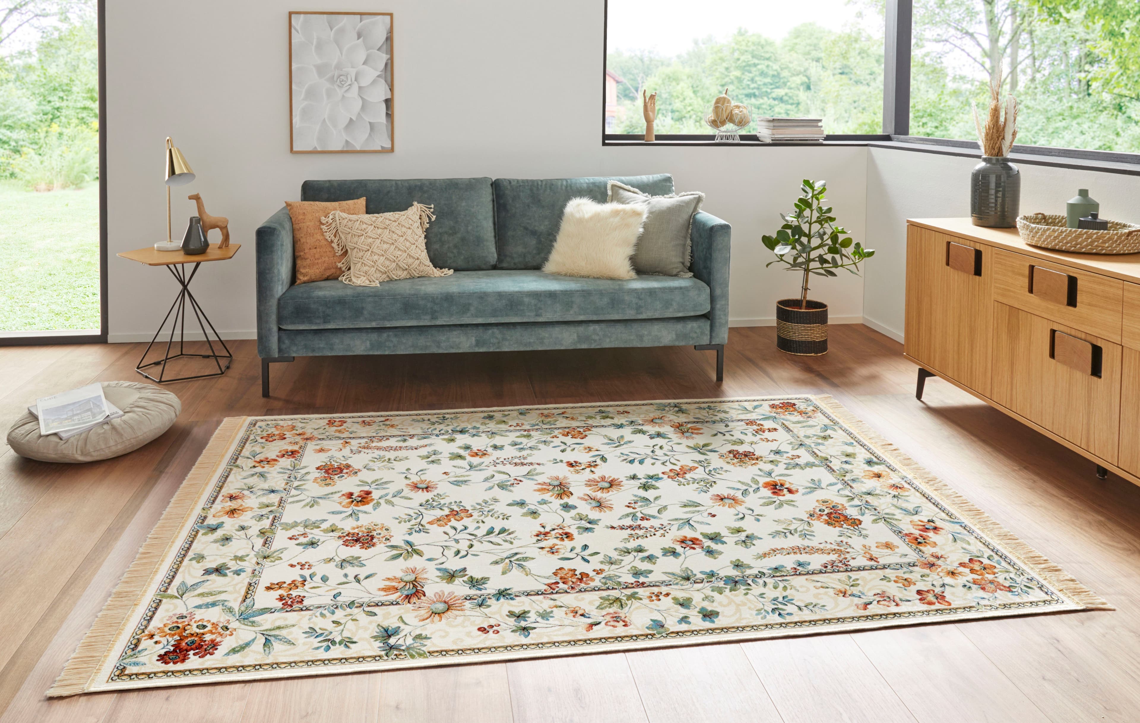 HANSE Home Teppich Orient Flowers | Beige