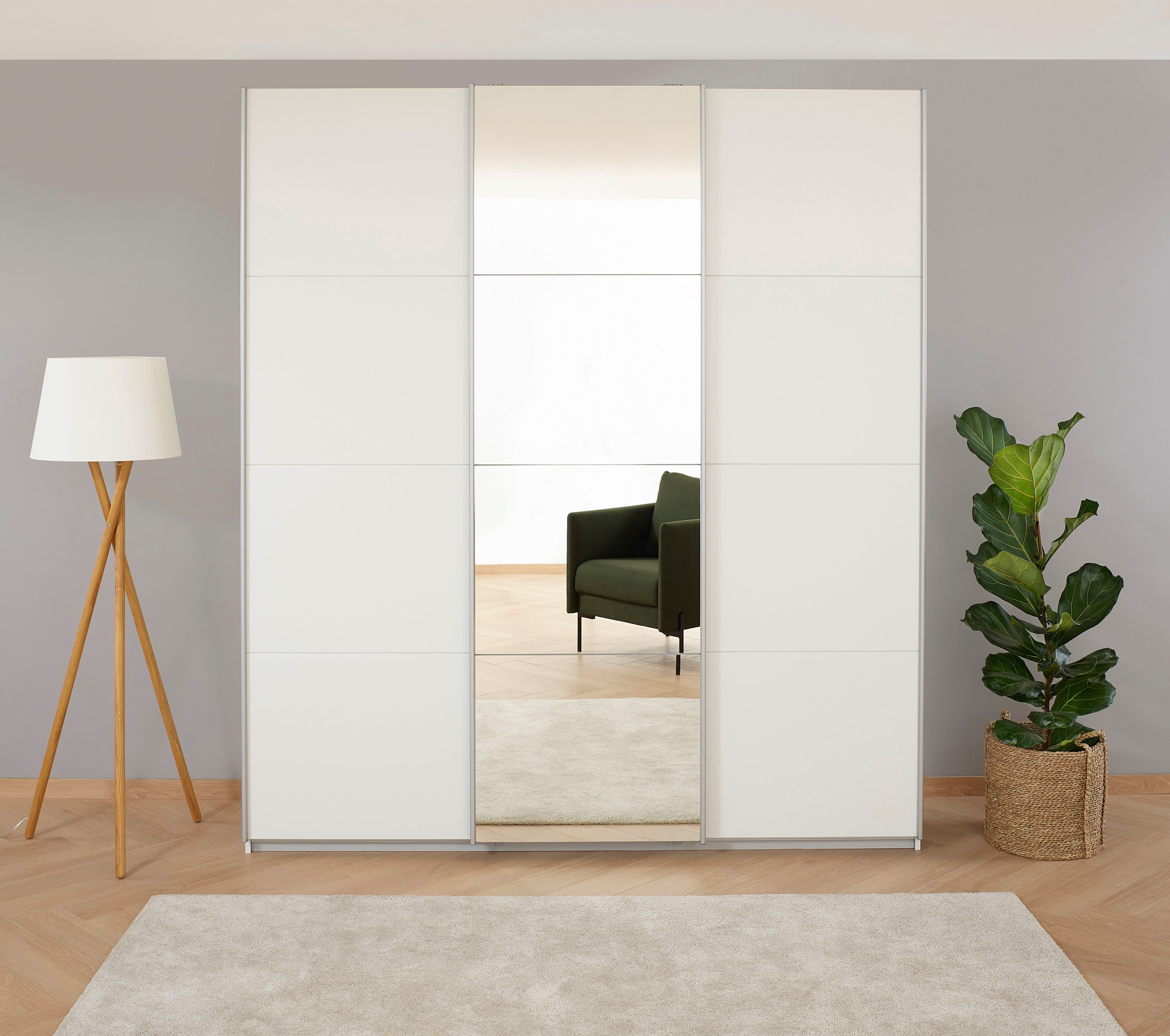 rauch Schwebetürenschrank KOLUNA | Weiß
