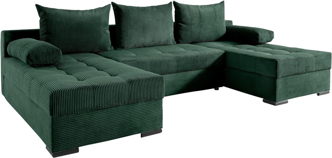 COLLECTION AB Wohnlandschaft Josy U-Form | Grün