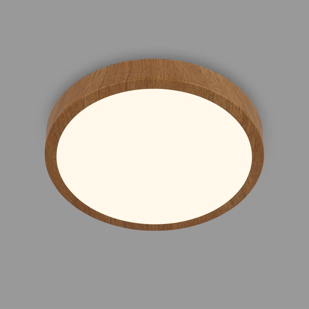 Briloner Leuchten Deckenleuchte RUNA WOOD | Holztöne