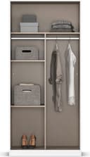 rauch Drehtürenschrank Reflect | Weiß 4