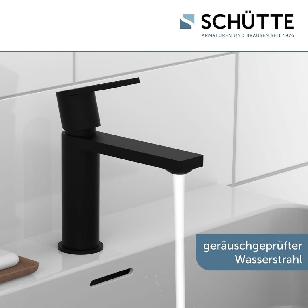 Schütte Waschtischarmatur MANHATTAN | Schwarz