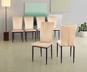 Home affaire 4-Fußstuhl Bergamo | Beige