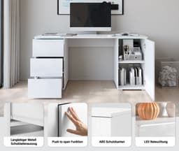 Home affaire Schreibtisch Vera | Beige