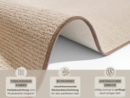 HANSE Home Läufer Bouclé | Beige