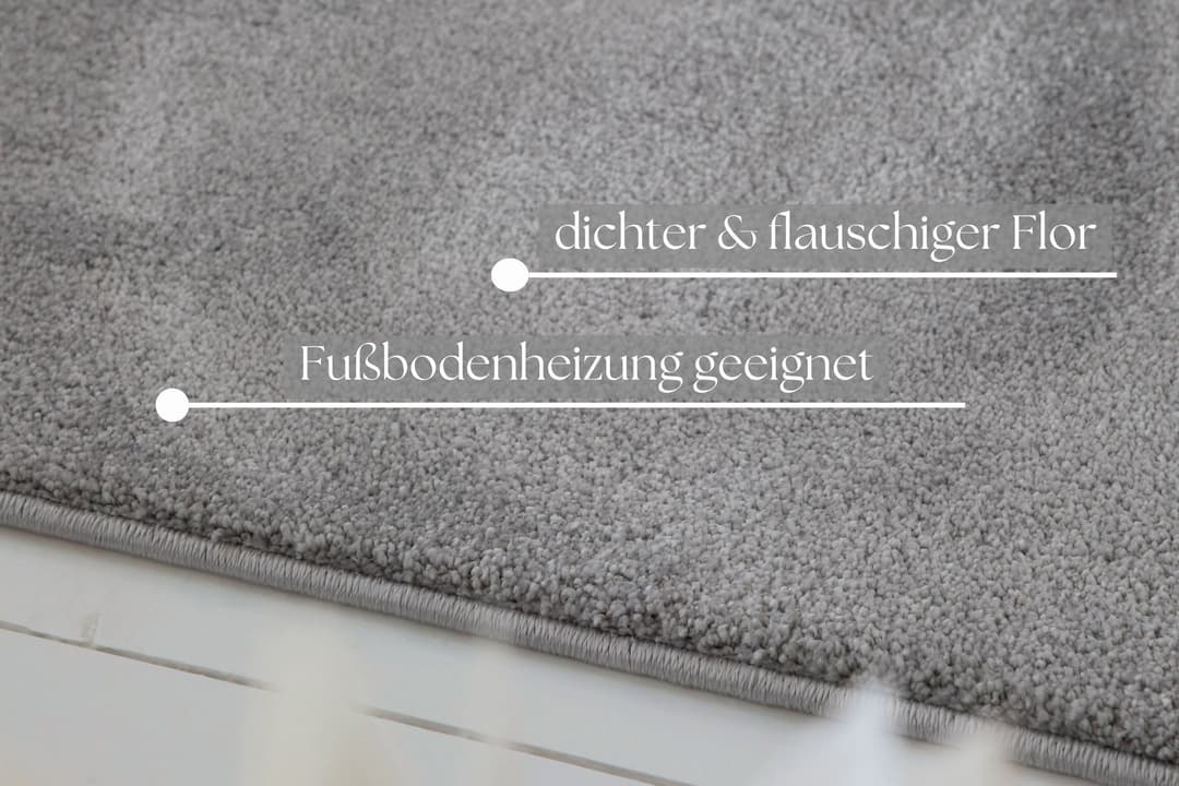 OTTO home Teppich Lisbea | Grau