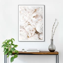 Reinders! Bild mit Rahmen White Roses | Weiß