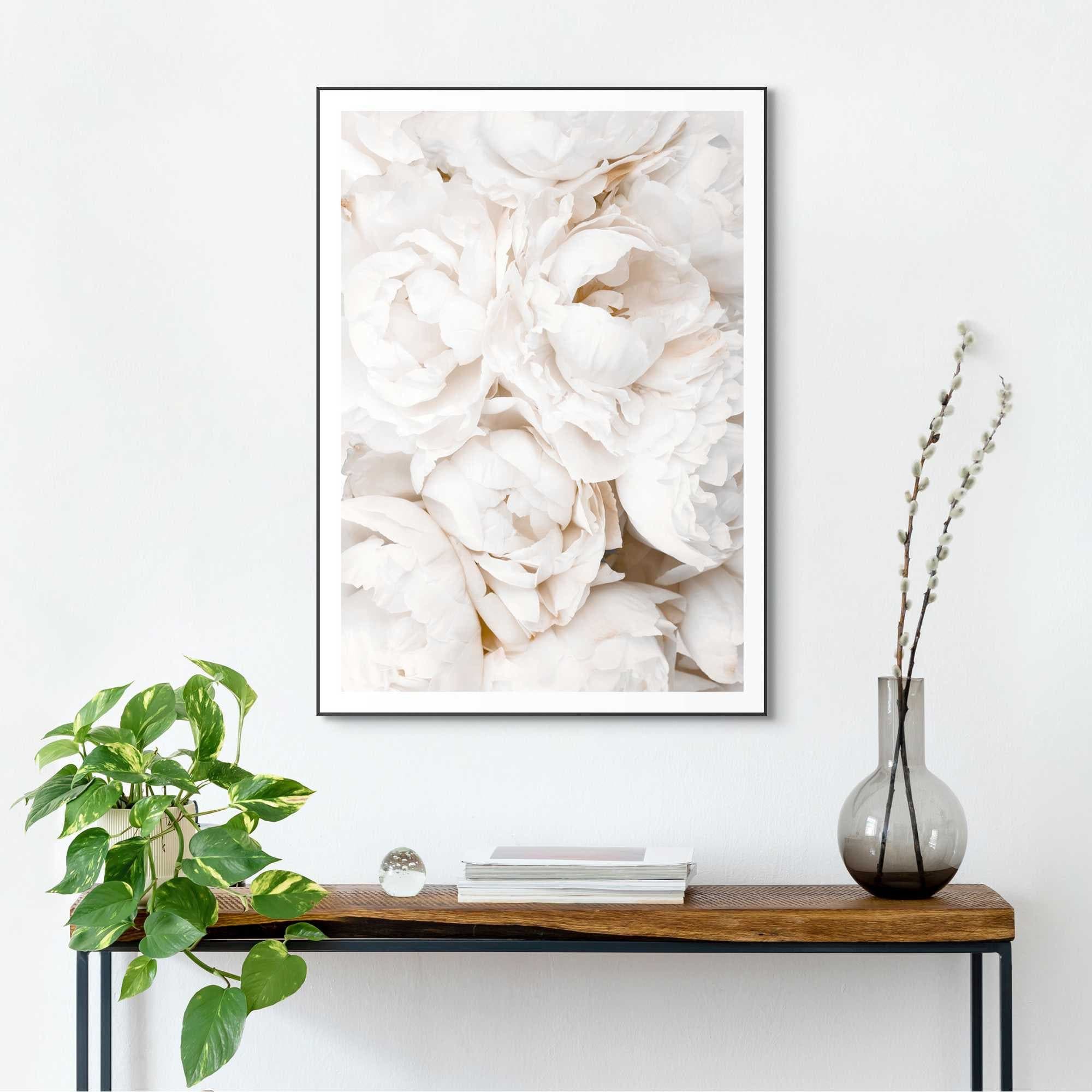 Reinders! Bild mit Rahmen White Roses | Weiß