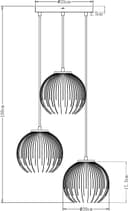 OTTO home Pendelleuchte Tonnia | Schwarz 5