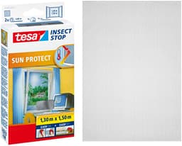 tesa Insect Stop SUN PROTECT Fliegengitter | Schwarz