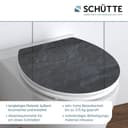Schütte WC-Sitz BLACK STONE | Schwarz 2
