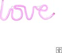 JUST LIGHT LED Wandleuchte NEON-LOVE | Pink
