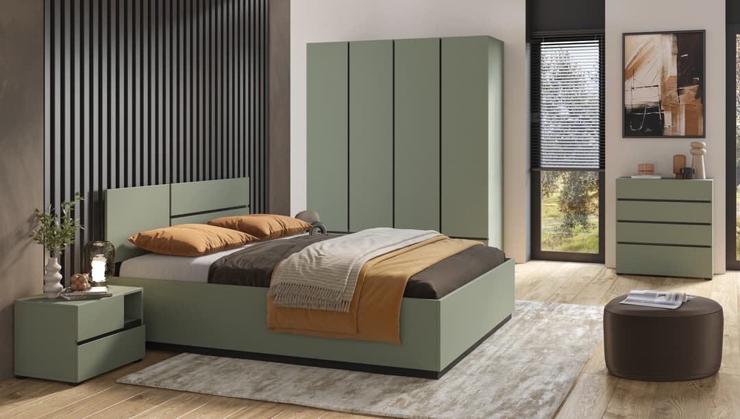 OTTO home Kleiderschrank Cross | Grün