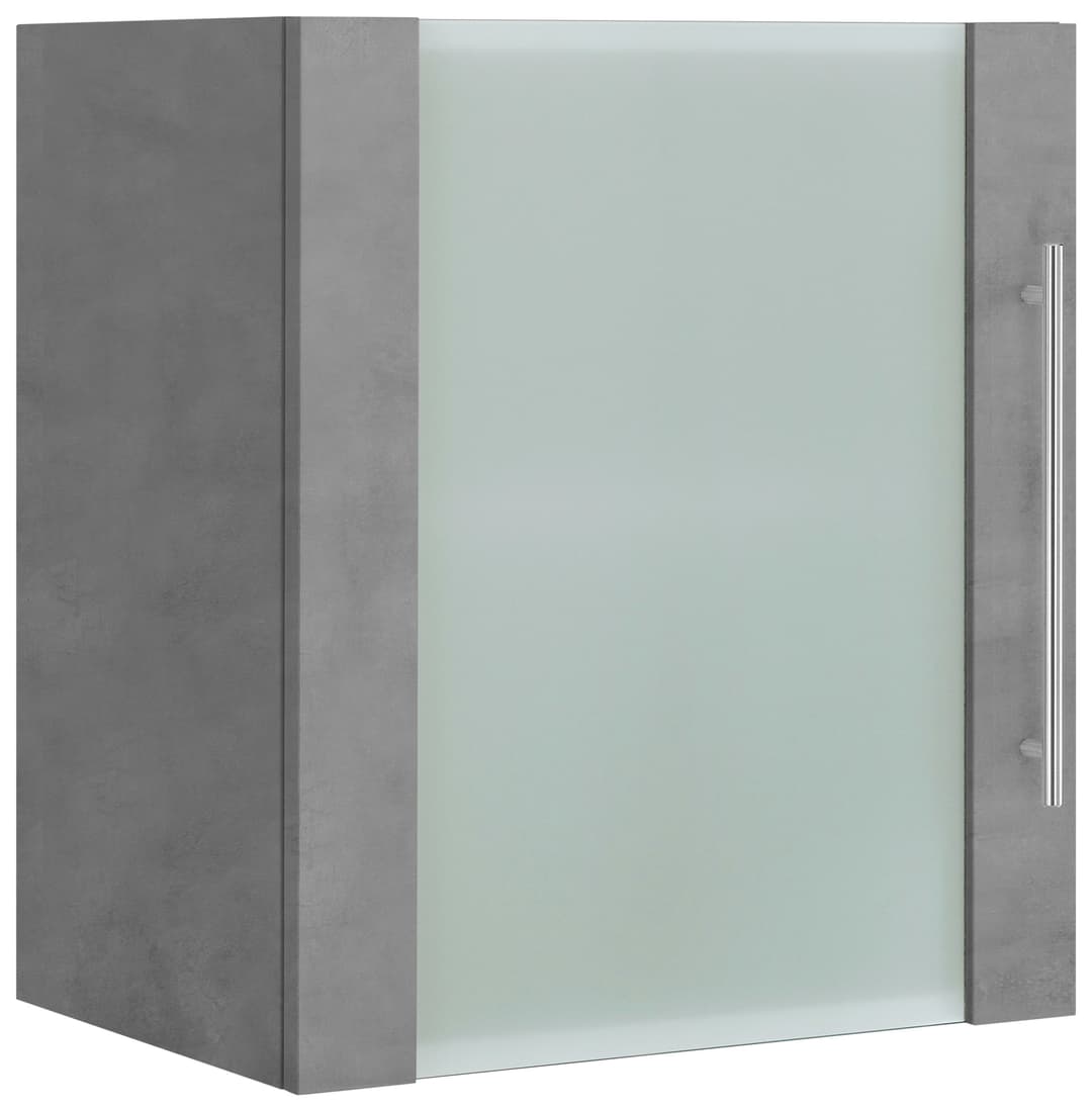 wiho Küchen Glashängeschrank Flexi2 Breite 50 cm | Grau