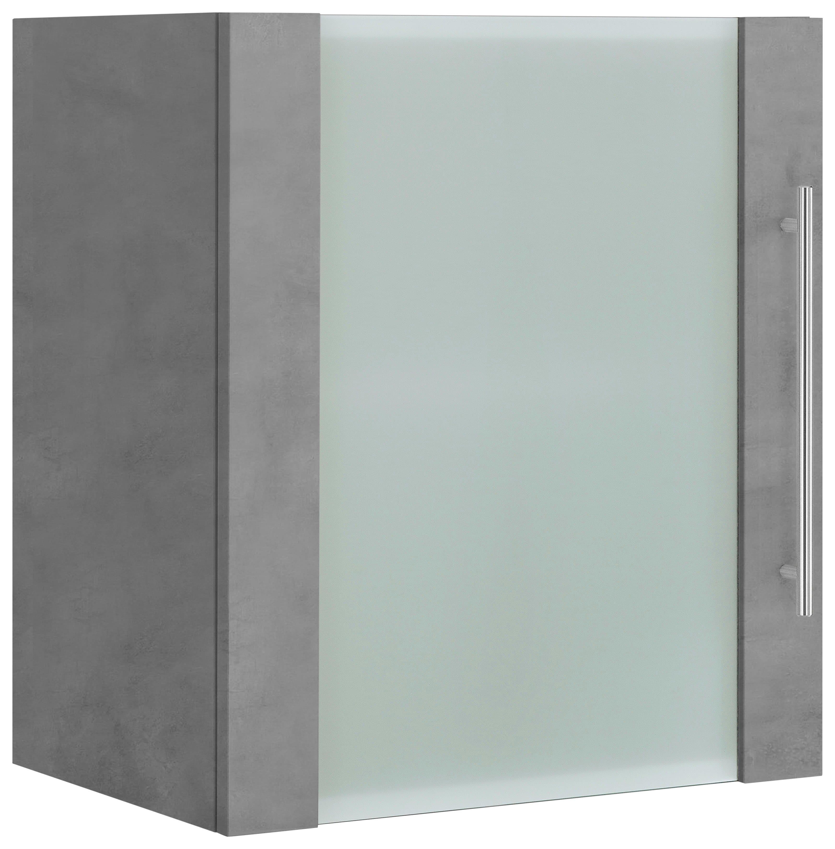 wiho Küchen Glashängeschrank Flexi2 Breite 50 cm | Grau